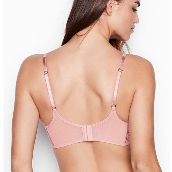 Nwt Victoria's Secret Unlined Bra Pink or Beige - Picture 2 of 10